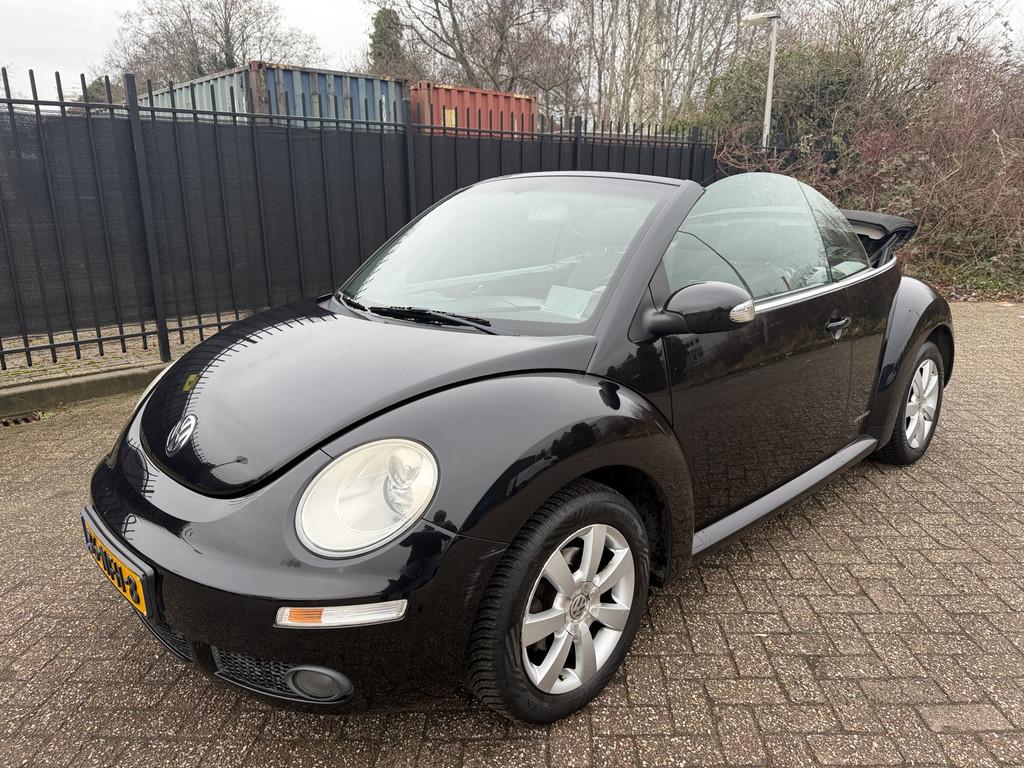 Volkswagen New Beetle Cabriolet 1.6 Automaat Highline Airco/, Auto's, Stof, Gebruikt, 4 cilinders, Cabriolet