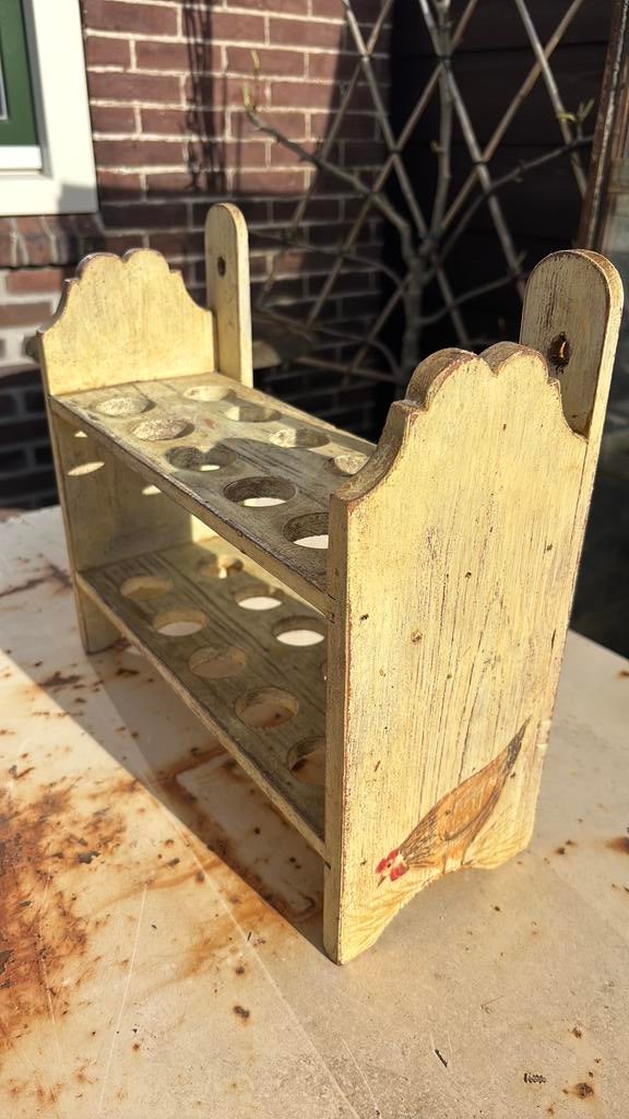 Oud eieren rekje, Antiek en Kunst, Ophalen