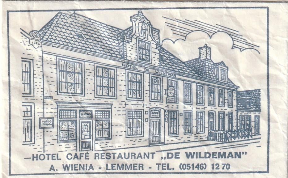 suikerzakje #201 : De Wildeman Lemmer, Verzenden, Nederland