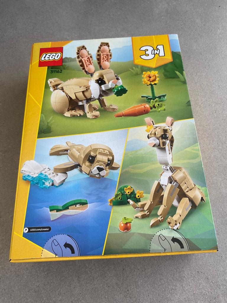 LEGO Creator 3in1 Konijn (31162) - Nieuw in doos, Ophalen of Verzenden, Nieuw, Overige typen
