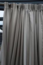 3 kwaliteit gordijnen met lichte glans, 2 gestreept 1 egaal, Huis en Inrichting, Ophalen of Verzenden, Zo goed als nieuw, 200 cm of meer