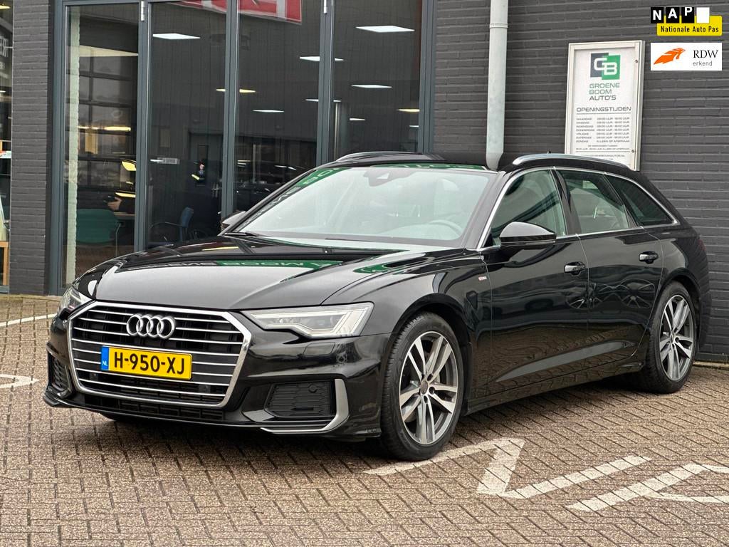Audi A6 Avant 45 TFSI S edition/1STE EIG/CAMERA/LED/CARPLAY/, Auto's, Audi, 15 km/l, Gebruikt, 4 cilinders, Zwart