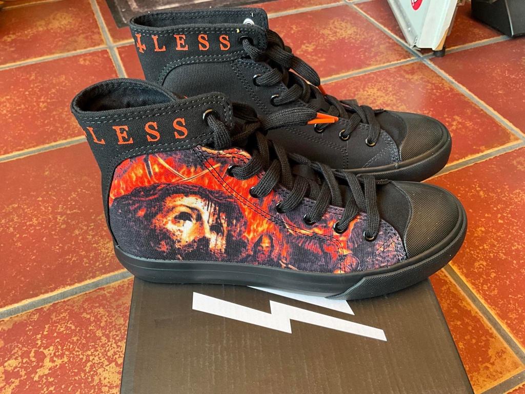 Sneakers high meerkleurig van Slayer Maat 38, Verzamelen, Muziek, Artiesten en Beroemdheden, Nieuw, Kleding, Ophalen of Verzenden
