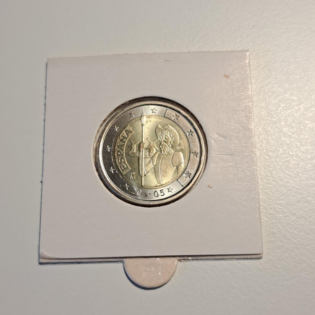 2 Euro Spanje 2005 - Don Quichot UNC, Ophalen of Verzenden, Spanje, 2 euro, Losse munt
