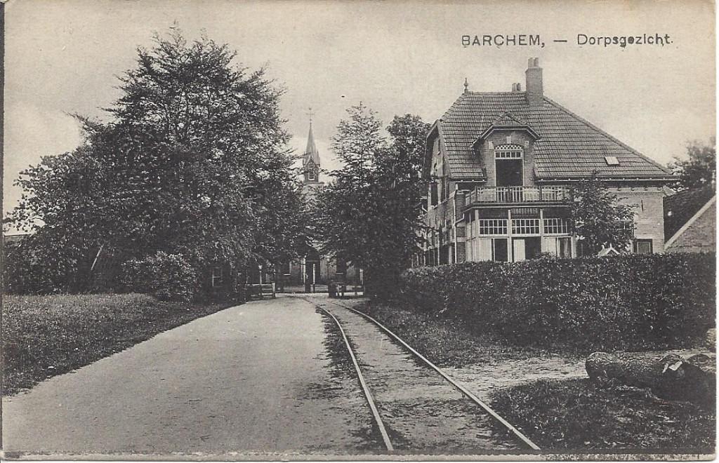 Barchem (Gld.) Dorpsgezicht, Spoorrails. Uitg. Nauta 8669, Ophalen of Verzenden, Voor 1920, Ongelopen, Gelderland