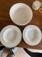 Pagnossin Italy President Weave borden en serveerschaal, Keramiek, Ophalen of Verzenden, Zo goed als nieuw, Bord(en)