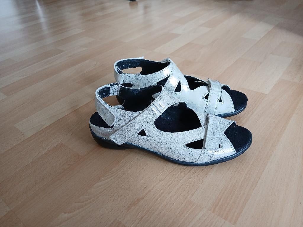 Durea sandalen mt 41 wijdte G, Kleding | Dames, Schoenen, Durea, Overige kleuren, Zo goed als nieuw, Sandalen of Muiltjes