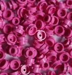 Lego 1x1 plate with flower, Dark pink (per 100), Ophalen of Verzenden, Nieuw, Losse stenen, Lego
