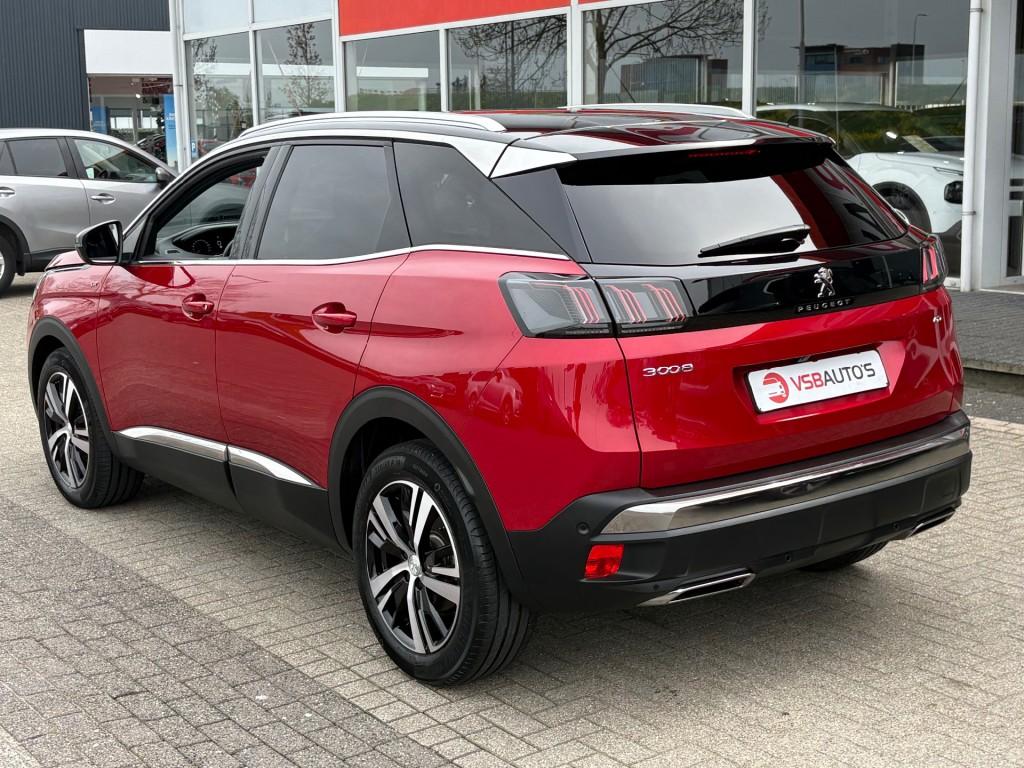 Peugeot 3008 1.2 PURETECH GT AUT. 130PK LED NAVI CAMERA CARP, Automaat, Gebruikt, Huisgarantie, 1199 cc