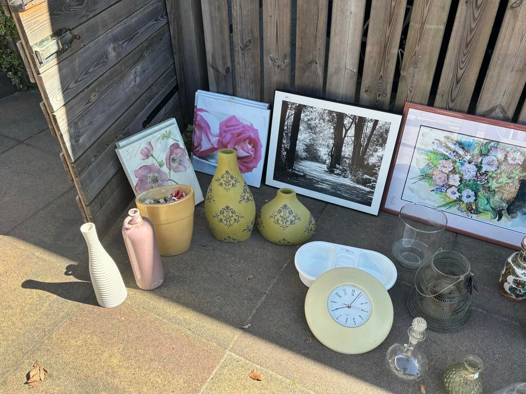 Partij rommelmarkt spullen gratis, Ophalen, Gebruikt