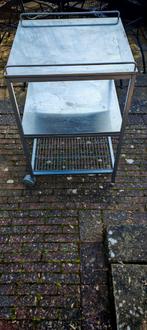 RVS serveerwagen met wielen, Tuin en Terras, Ophalen