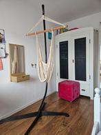 Hangstoel met ophangbeugel, Huis en Inrichting, Stoelen, Gebruikt, Wit, Bohemian, Ophalen of Verzenden