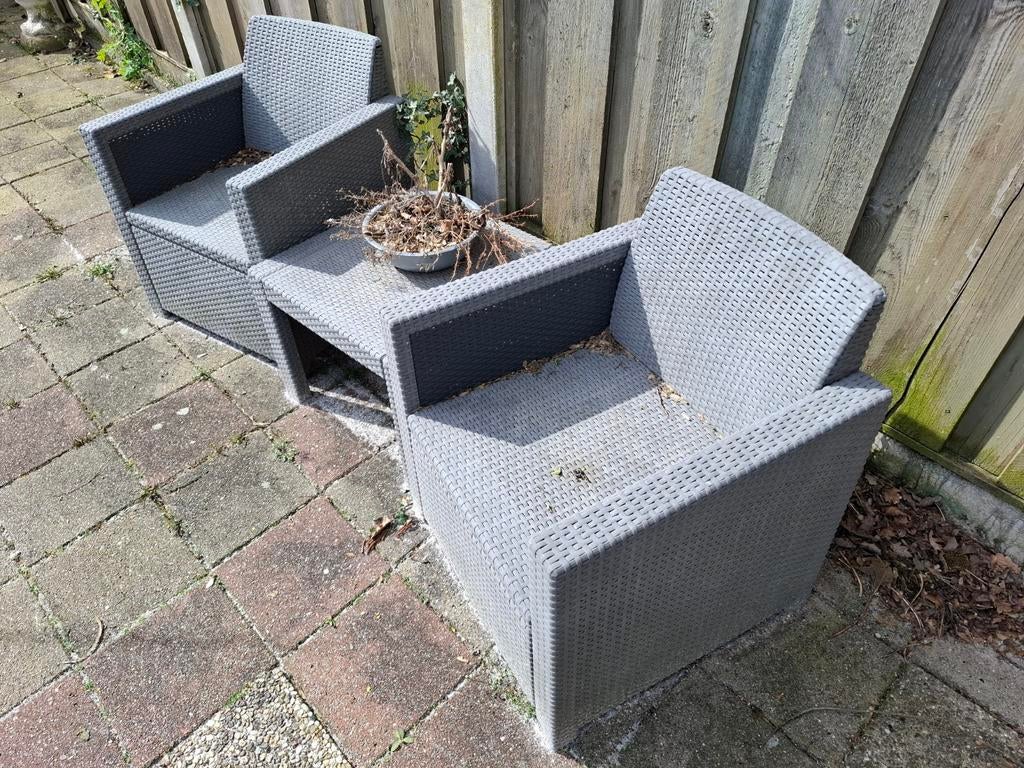Tuinset, 20Euro, Tuin en Terras, Bloembakken en Plantenbakken, Ophalen, Gebruikt, Kunststof, Balkon