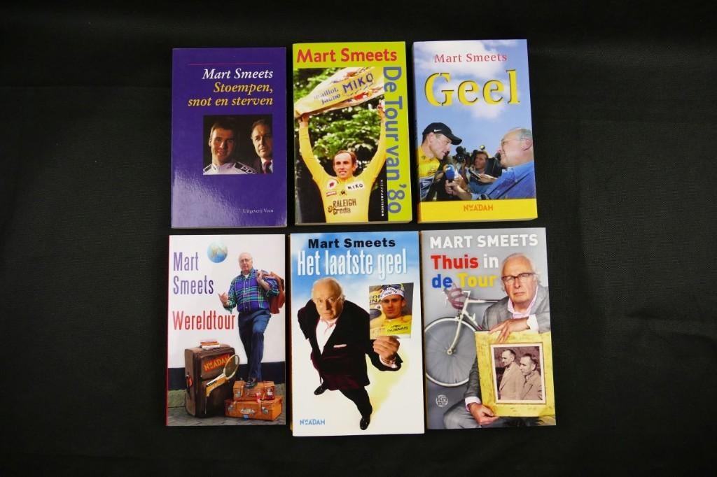 6x Mart Smeets: De Gele Trui & Tour-historie, Verzenden, Zo goed als nieuw, Mart Smeets, Lopen en Fietsen