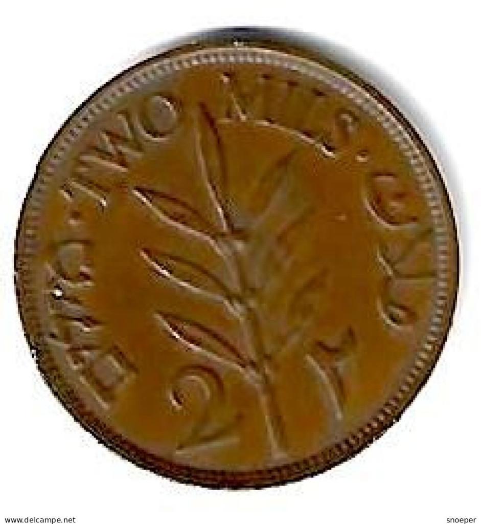 palestina 2 mils1941 km 2 xf !!!!!, Verzenden, Midden-Oosten, Losse munt