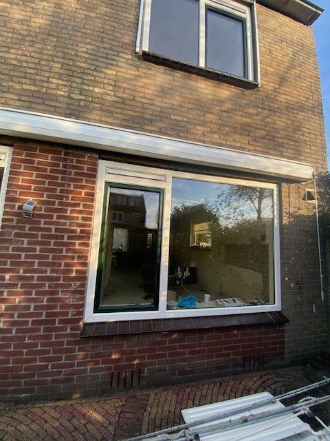 Kunststof kozijn met draaikiep raam; alles HR ++ glas, Doe-het-zelf en Verbouw, Kozijnen en Schuifpuien, Ophalen, Kunststof, Zo goed als nieuw