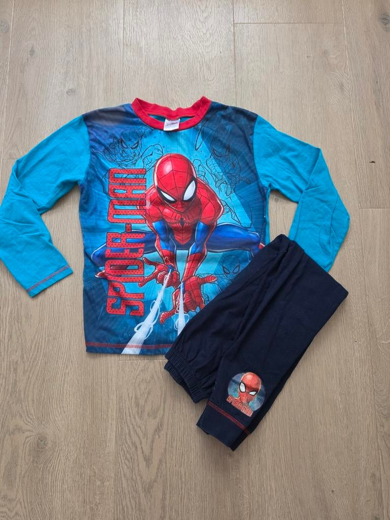 Spiderman pyjama maat 134/140, Ophalen of Verzenden, Gebruikt, Jongen, Nacht- of Onderkleding