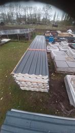 SandwichDakplaten trapezium  16 stuks 705 cm, Ophalen, Gebruikt, Overige materialen, 50 tot 100 mm