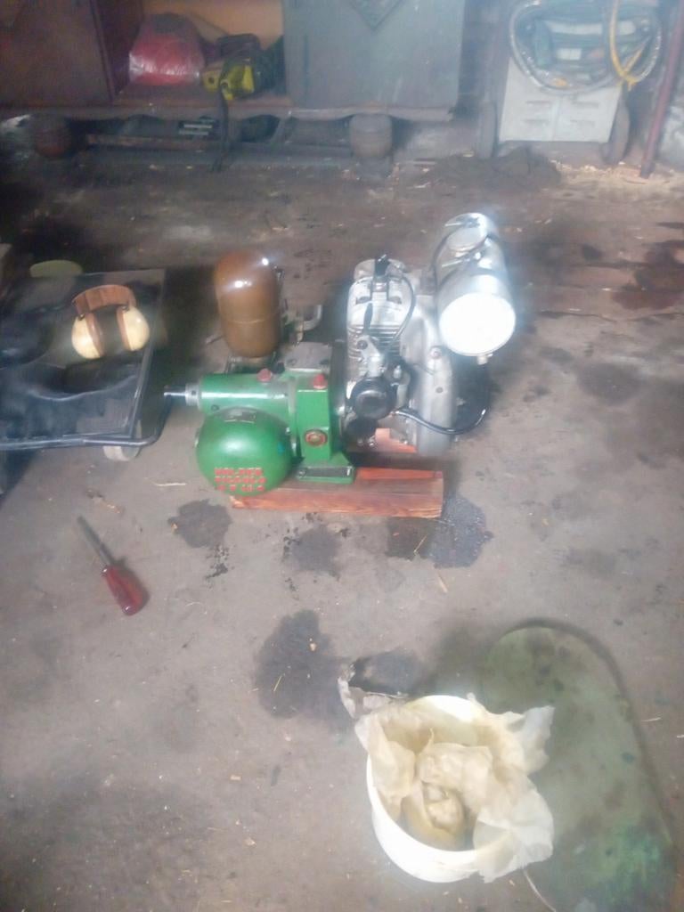 Sachs stamo st 50 met holder picolo waterpomp, Ophalen, Gebruikt, Benzinemotor, 1800 rpm of meer