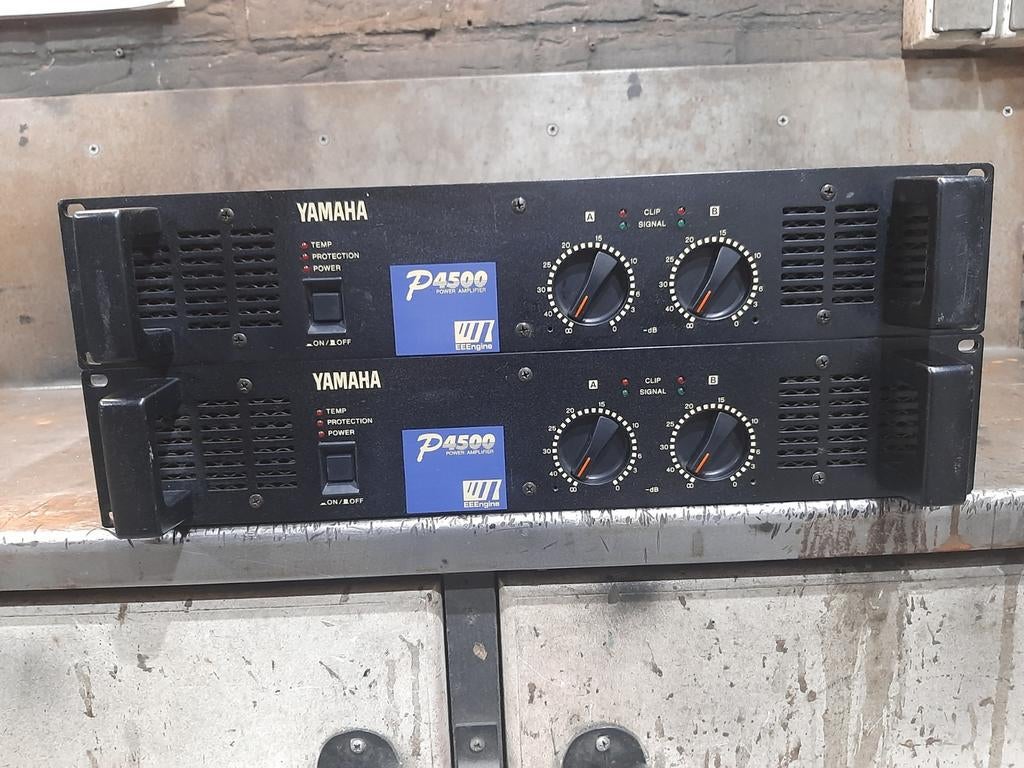 2x Yamaha P4500 versterker, Ophalen, Gebruikt, Audio