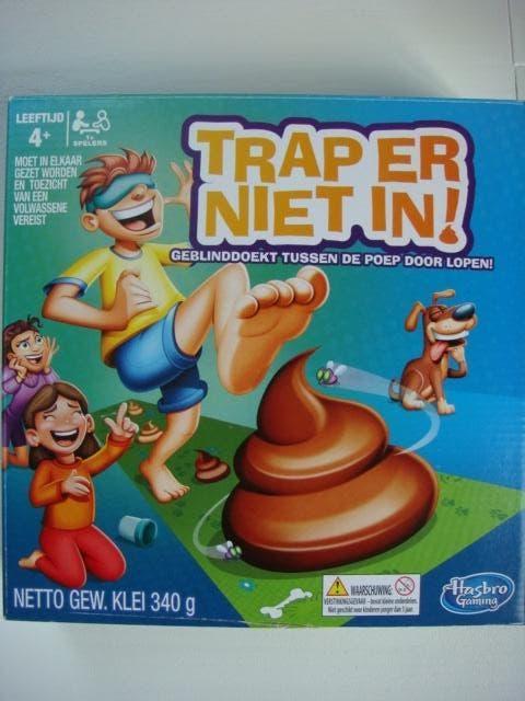 Trap Er Niet In! - Hasbro Gaming, Hobby en Vrije tijd, Gezelschapsspellen | Overige, Zo goed als nieuw, Een of twee spelers, Drie of vier spelers