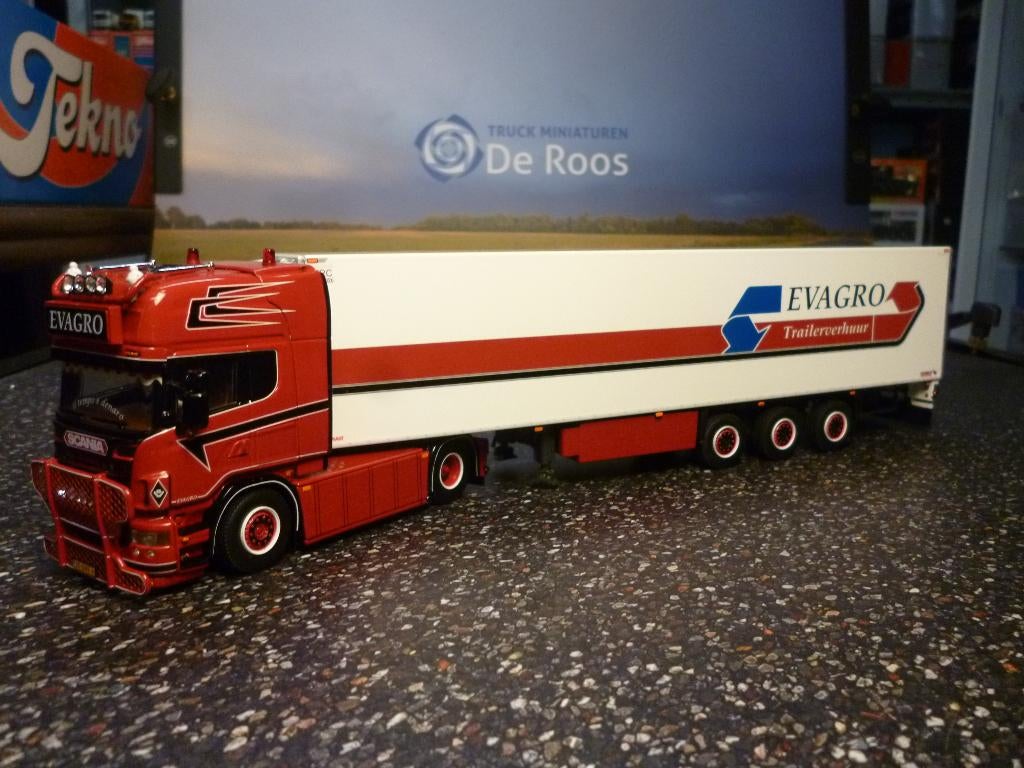 WSI Scania Evagro met certificaat, Hobby en Vrije tijd, Modelauto's | 1:50, Ophalen of Verzenden, Nieuw, Bus of Vrachtwagen, Wsi