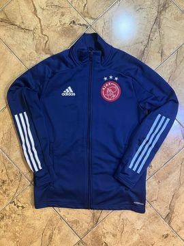 Adidas Ajax Trainingsjack Blauw Maat M, Ophalen of Verzenden, Zo goed als nieuw, Adidas, Voetbal