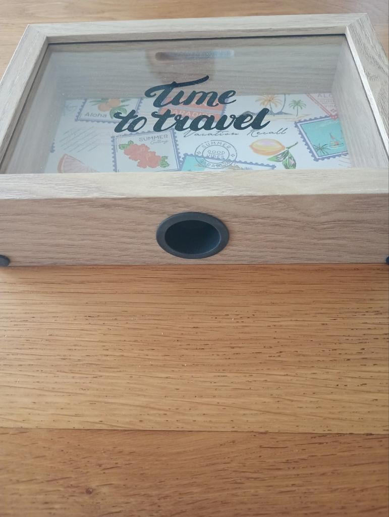 Spaarpot time to travel, Verzamelen, Spaarpotten, Ophalen, Zo goed als nieuw, Steen, Aardewerk of Keramiek