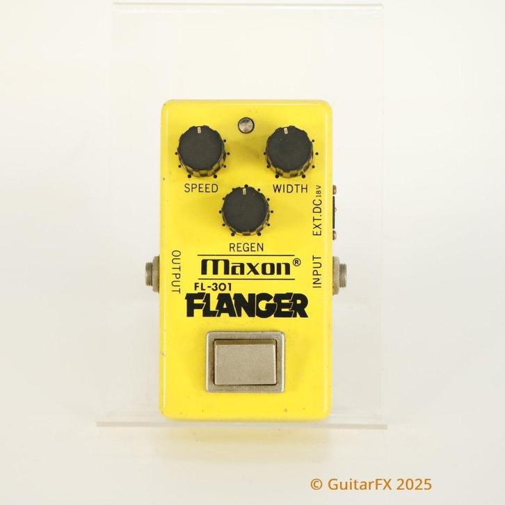 Maxon FL-301 Flanger (s/n 96396, Vintage, Rare 18V Version,, Muziek en Instrumenten, Effecten, Gebruikt, Ophalen of Verzenden