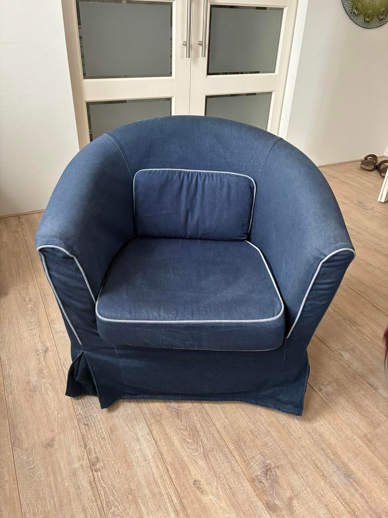 IKEA Tullsta met extra hoes, Huis en Inrichting, Fauteuils, Ophalen, Zo goed als nieuw, 75 tot 100 cm, 50 tot 75 cm