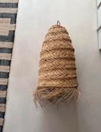 Marokkaanse hanglamp lampenkap zeegras, Huis en Inrichting, Lampen | Lampenkappen, Ophalen of Verzenden, Zo goed als nieuw, Rond