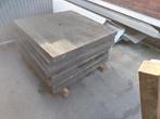 8 Oud Hollandse tegel 80x80 antraciet, Tuin en Terras, Ophalen, Gebruikt, Minder dan 5 m², Beton