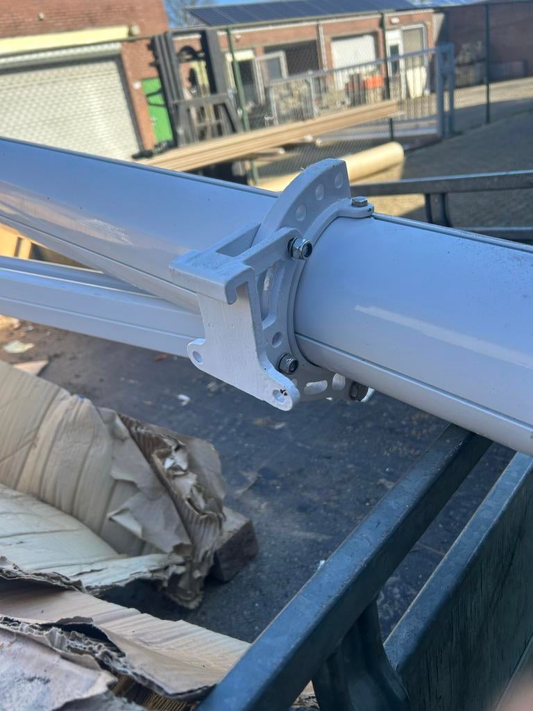 Luifel 4 meter, Ophalen, Gebruikt, 150 tot 300 cm, 250 cm tot 450 cm