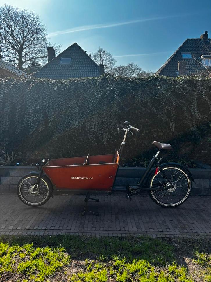 Bakfiets nl Long Steps Elektrische Bakfiets, Fietsen en Brommers, Fietsen | Bakfietsen, Gebruikt, Overige merken, 3 kinderen, Elektrisch