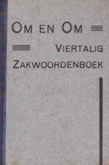 Om en Om - Viertalig zakwoordenboek 1e druk Kramers Quanjer, Ophalen of Verzenden, Kramers Quanjer