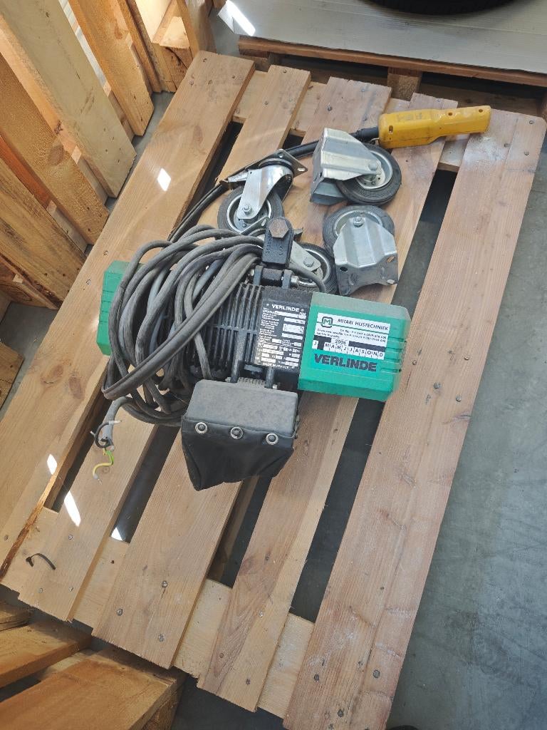 elektrische kettingtakel verlinde, Doe-het-zelf en Verbouw, Lieren en Takels, Ophalen, Gebruikt, Elektrisch