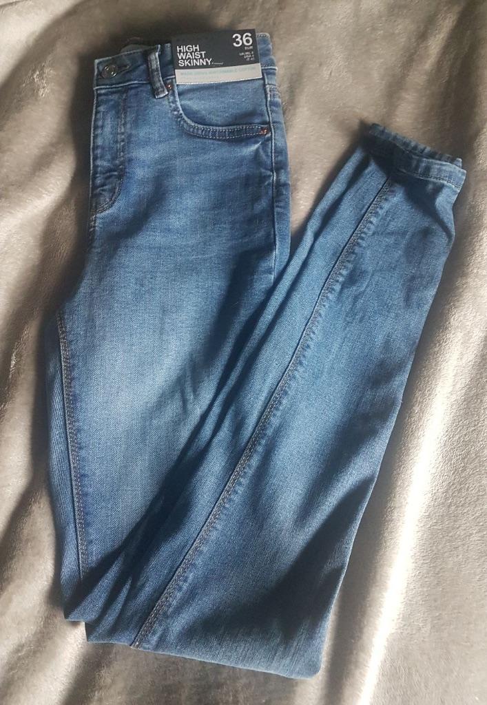 Nieuw high waist skinny jeans medium blue 36 S duurzaam, Kleding | Dames, Spijkerbroeken en Jeans, Nieuw, W28 - W29 (confectie 36)