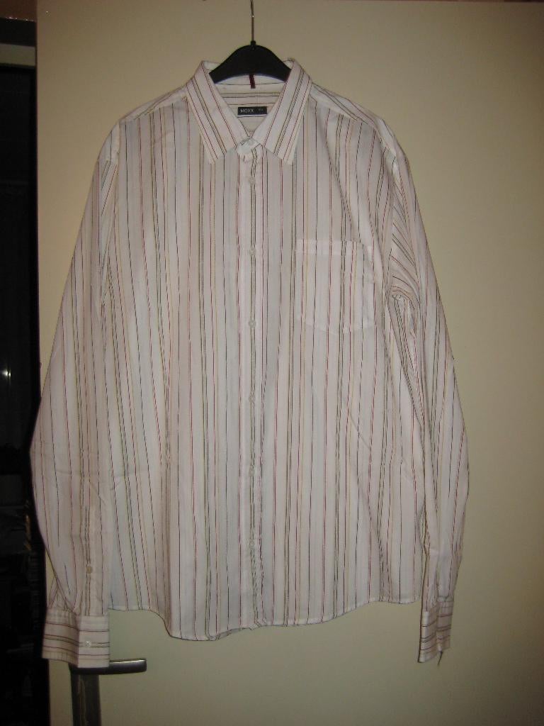 Gestreepd Mexx hemd, XXL, lange mouwen, Kleding | Heren, Grote Maten, Ophalen of Verzenden, Zo goed als nieuw, Overige kleuren