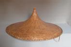 traditionele rieten hoed China  echt vintage  in mooie staat, Maat 46/48 (XL) of groter, Ophalen of Verzenden, Accessoires, Overige thema's