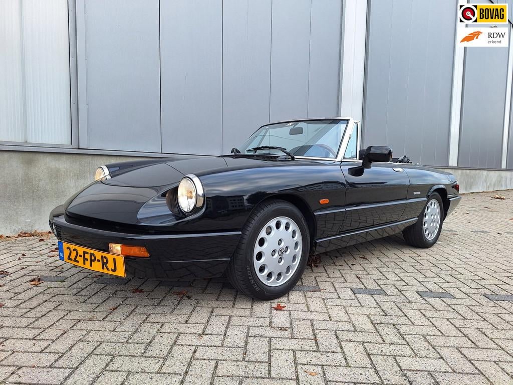 Alfa Romeo Spider 2.0 type 4, Auto's, Alfa Romeo, 1965 cc, Achterwielaandrijving, Gebruikt, Zwart