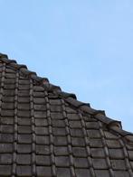 Tuile du Nord 44 blauw gesmoord dakpannen en vorstpannen, Doe-het-zelf en Verbouw, Dakpannen en Dakbedekking, Ophalen, Gebruikt