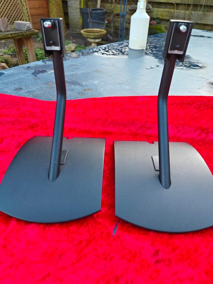 Bose UTS-20 tafel standaards 2x zwart, Audio, Tv en Foto, Home Cinema-sets, Zo goed als nieuw, Overige spelers, Soundbar, 70 watt of meer