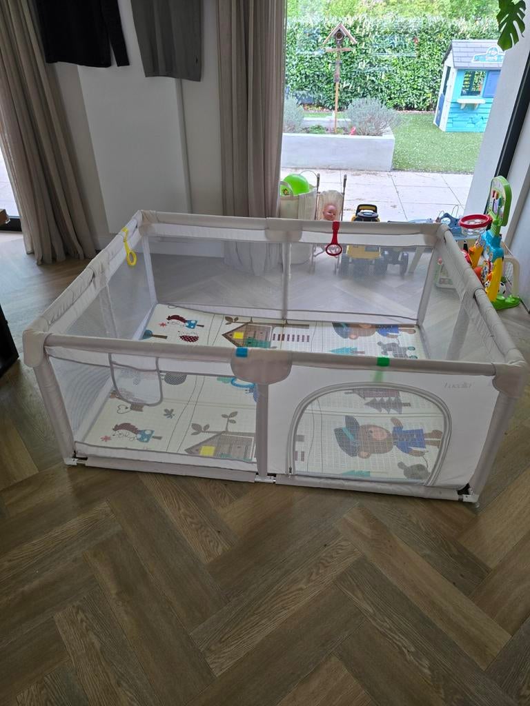 Lucellia baby speelbox / grondbox - afmeting 160x120x66 cm, Ophalen, 110 cm of meer, Kooi, 90 cm of meer