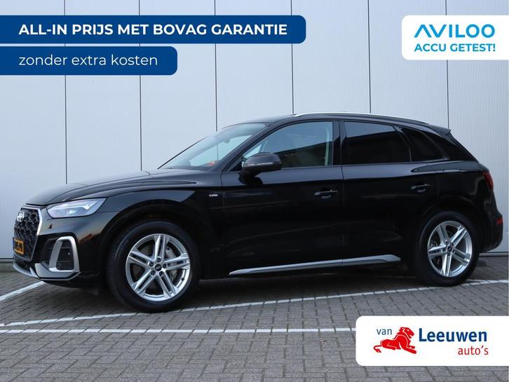 Audi Q5 50 TFSI e S-line | Luchtvering | Trekhaak | Panorama, Auto's, Audi, Bedrijf, Te koop, Q5, 4x4, ABS, Achteruitrijcamera