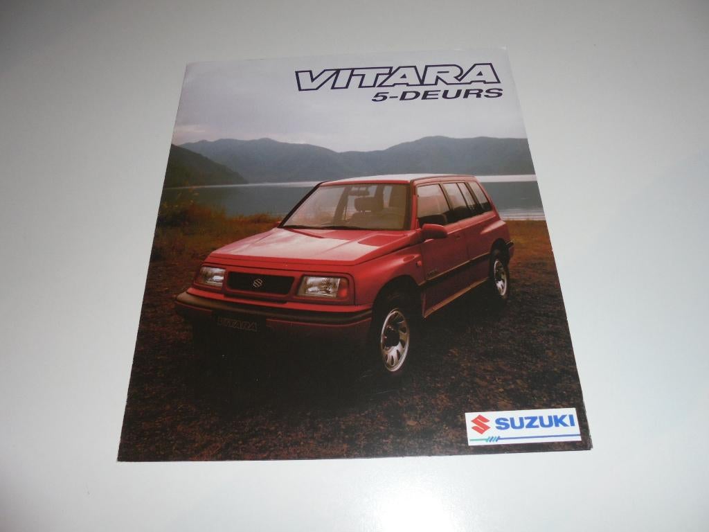 brochure Suzuki Vitara vijfdeurs  1991, Ophalen of Verzenden, Zo goed als nieuw, Overige merken