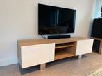 Goossens Loco eiken design tv meubel 175cm, Ophalen, Gebruikt, 150 tot 200 cm, Eikenhout