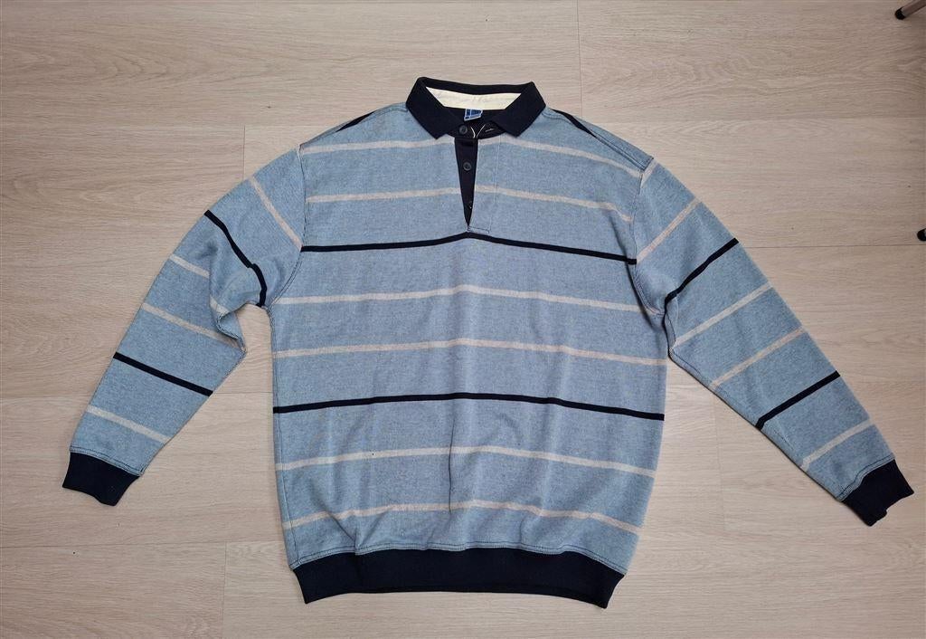 JF Knitwear Clothing, trui, maat 2XL, 100% katoen, Kleding | Heren, Grote Maten, Ophalen of Verzenden, Zo goed als nieuw, Blauw