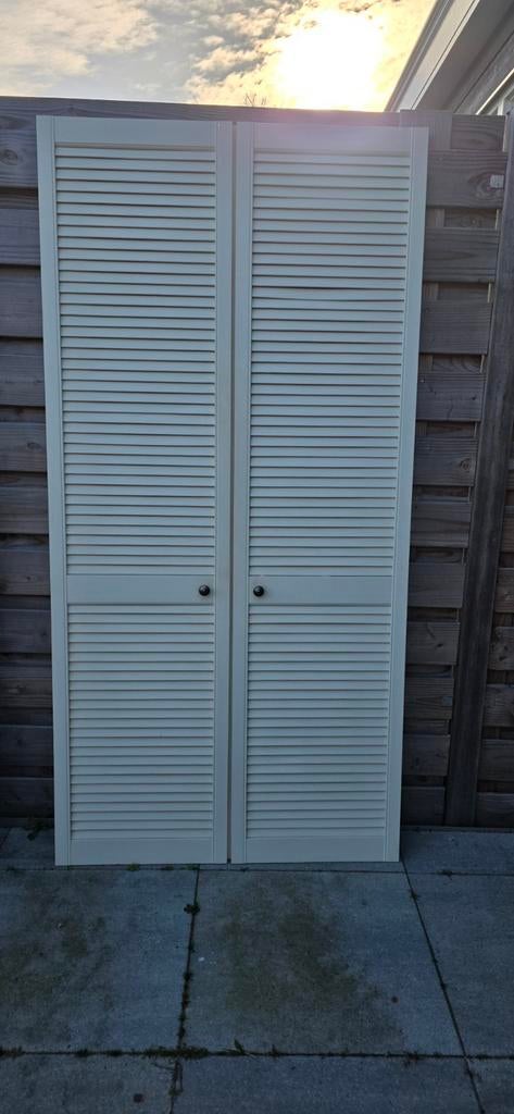 Louvre deurtjes, Doe-het-zelf en Verbouw, Deuren en Horren, Ophalen of Verzenden, Minder dan 80 cm, Binnendeur, 200 tot 215 cm