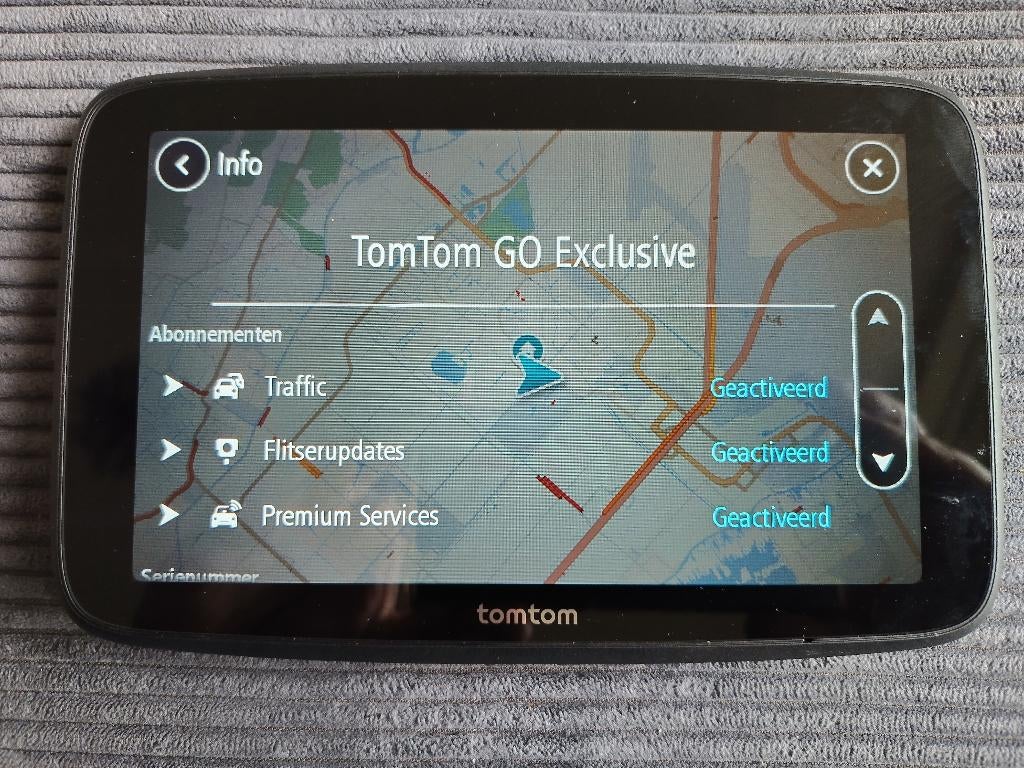 TomTom Go Exclusive Premium Pack 7 Inch Navigatie World Maps, Auto diversen, Ophalen of Verzenden, Zo goed als nieuw
