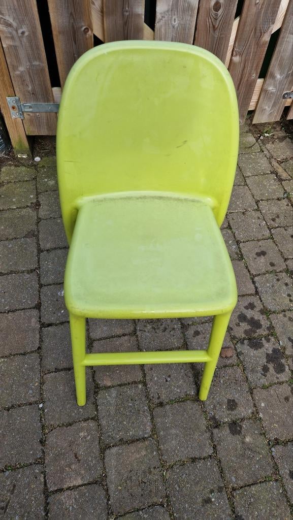 Ikea Urban Stoel - Lime Groen - Gebruikt, Huis en Inrichting, Stoelen, Ophalen, Kunststof, Gebruikt, Overige kleuren